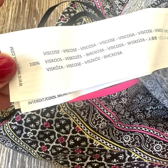 Mink Pink black and pink halter short romper - Picture 10 of 13